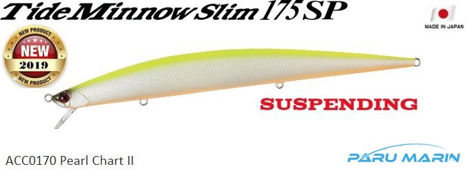 Duo Tide Minnow Slim 175SP ACC0170 Pearl Chart II