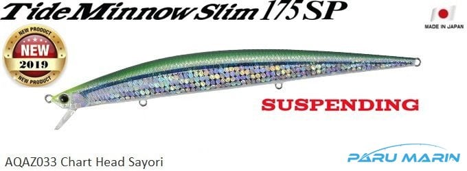 Duo Tide Minnow Slim 175SP AQAZ033 Chart Head Sayori