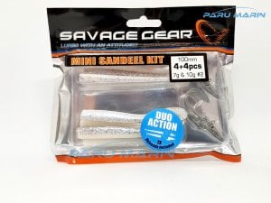 Savage Gear Mini Sandeel Kit 7gr ve 10gr SİMLİ GÜMÜŞ