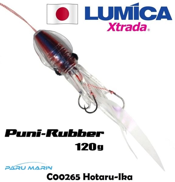 Lumica Xtrada Puni Rubber Tai Rubber Slider 120gr. C00265 Hotaru-Ika