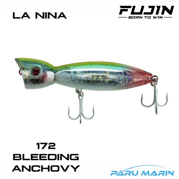 Fujin La Nina Maket Balık Su Üstü Popper 172 Bleeding Anchovy