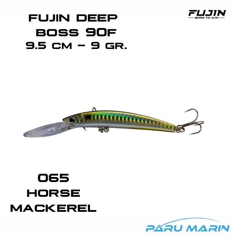 Fujin Deep Boss 90F 9cm Maket Balık 065 Horse Mackerel