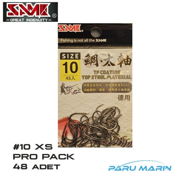 SAME Teflon Tai Rubber Assist İğne No: 10 XS , Büyük Paket 48 adet