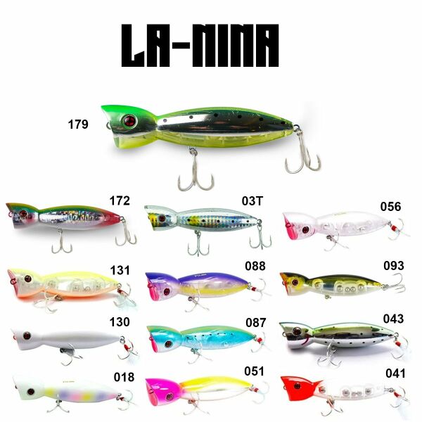 Fujin La Nina Maket Balık Su Üstü Popper 179 UV Green Sardine
