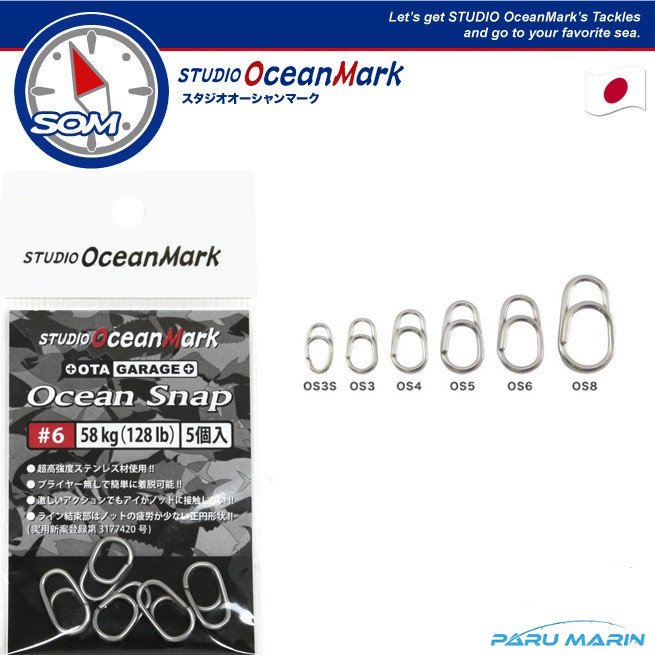 SOM OGM Ocean Snap Klips  # 6	58 Kg.  128 Lb.