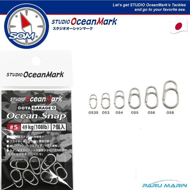 SOM OGM Ocean Snap Klips  # 5	49 Kg.  108 Lb.