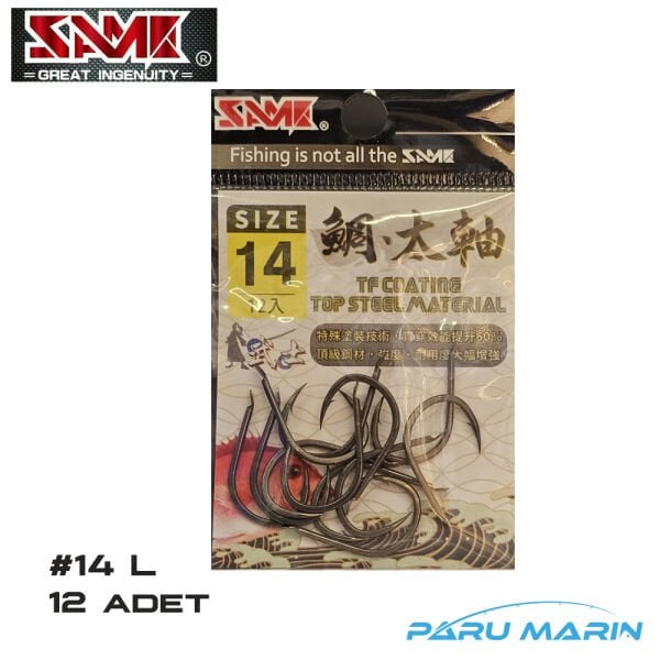 SAME Teflon Tai Rubber Assist İğne No: 14 L , 12 adet