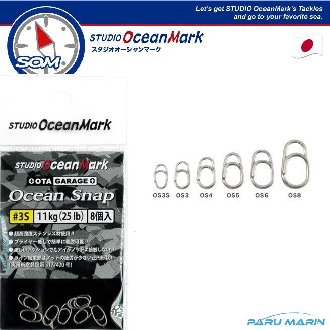 SOM OGM Ocean Snap Klips  # 3S	11 Kg.  24 Lb.