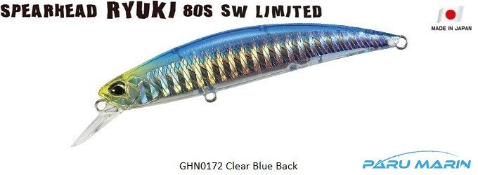 Duo Spearhead Ryuki 80S SW GHN0172 / Clear Blue Back