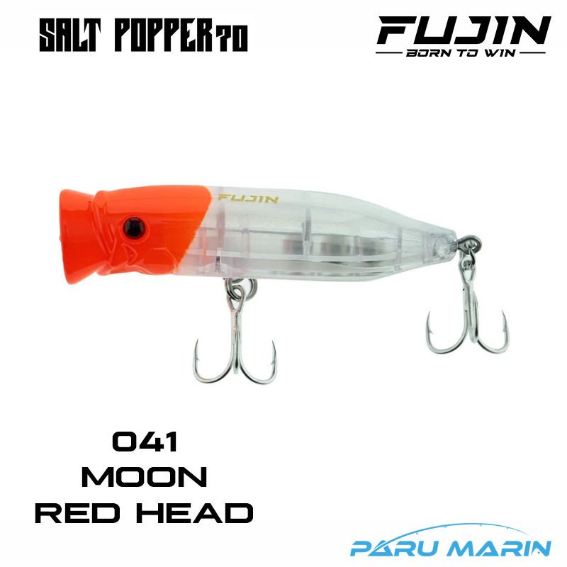Fujin Salt Popper 70 9.5gr. 041 Moon Red Head Maket Balık