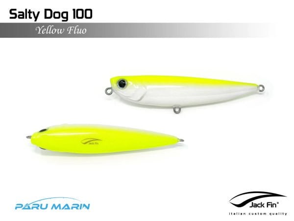 Jack Fin Salty Dog 100 Sahte Yem Yellow Fluo