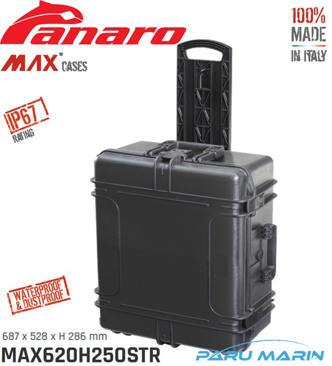 Panaro Max 620H250STR Çanta 687*528*276mm. Black