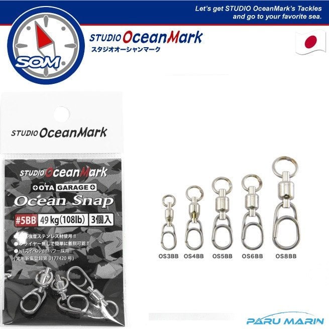 SOM OGM Ocean Snap Rulman Fırdöndü Klips  # 5	49 Kg.  108 Lb.