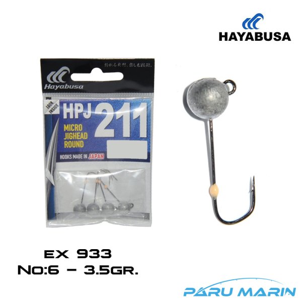 Hayabusa EX 933 Micro Jighead NO:6 3.5gr.