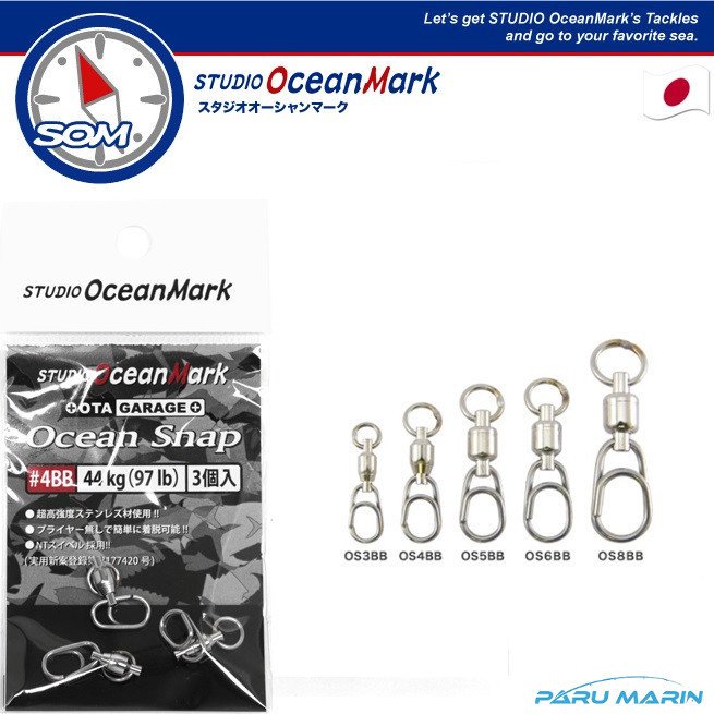SOM OGM Ocean Snap Rulman Fırdöndü Klips  # 4	44 Kg.  97 Lb.