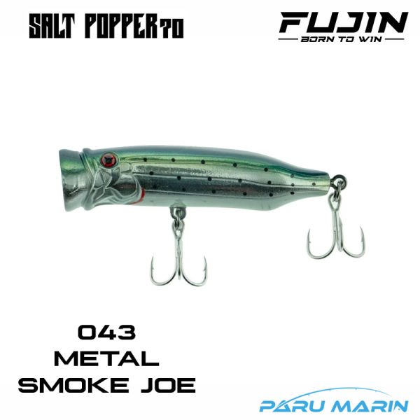 Fujin Salt Popper 70 9.5gr. 043 Metal Smoke Joe Maket Balık