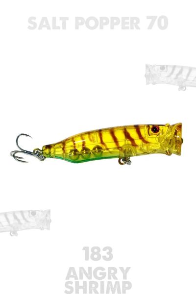 Fujin Salt Popper 70 9.5gr. 183 Angry Shrimp Maket Balık