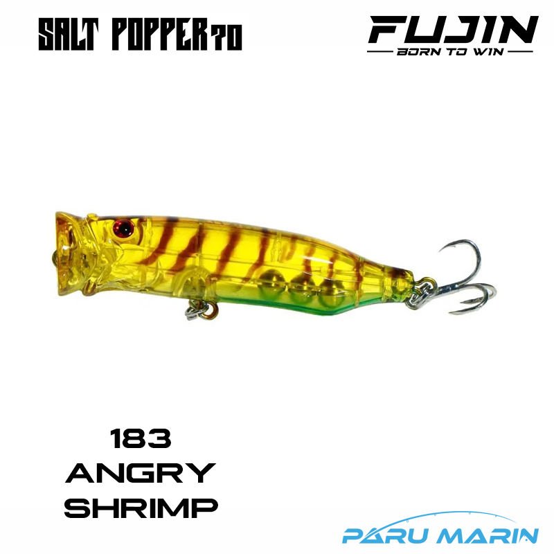 Fujin Salt Popper 70 9.5gr. 183 Angry Shrimp Maket Balık