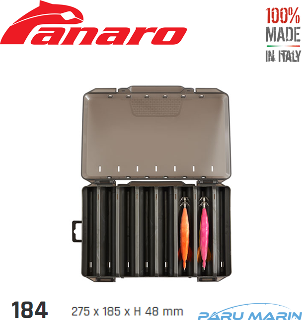 Panaro 184 SMOKE Çift Taraflı Kutu 275*185*48mm.