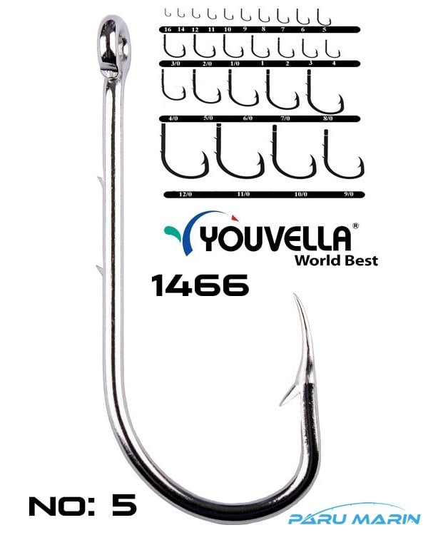 Youvella 1466 (92666) 100'lü kutu nikel iğne No:5