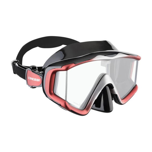 Cressi Liberty Black Red / Silver Dalış ve Yüzme Maskesi
