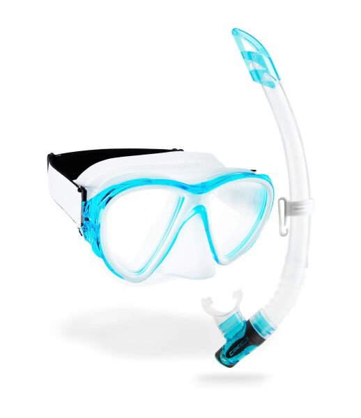 Cressi Combo Fiji + Gamma Dalış Seti Clear / Aquamarine