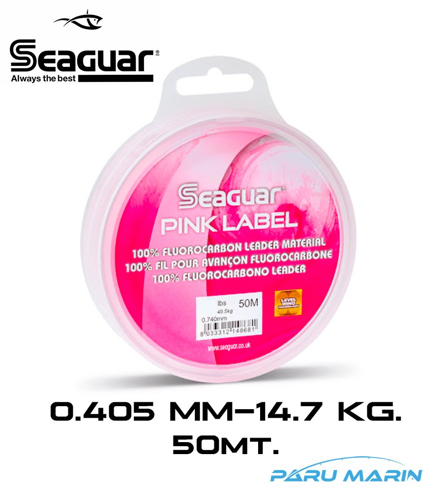 SEAGUAR Pink Label 0,40mm 32lb 14,7kg 50mt