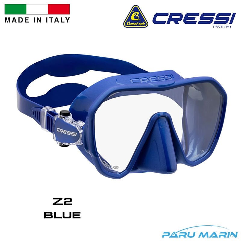 Cressi Z2 Blue Dalış ve Yüzme Maskesi