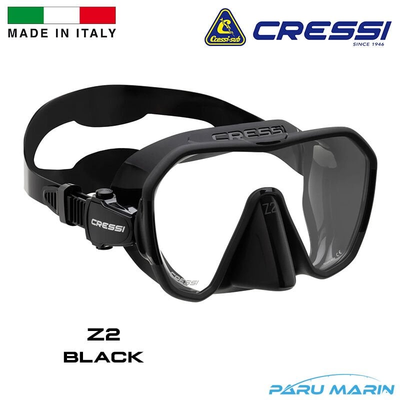 Cressi Z2 Black Dalış ve Yüzme Maskesi