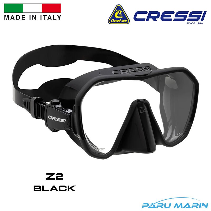 Cressi Z2 Black Dalış ve Yüzme Maskesi