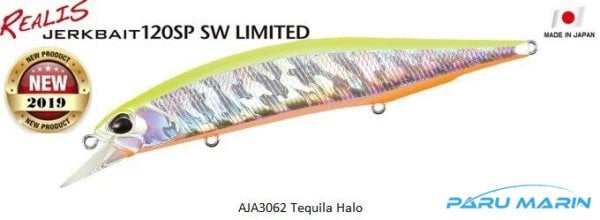 Duo Realis Jerkbait 120SP SW AJA3062 Tequila Halo