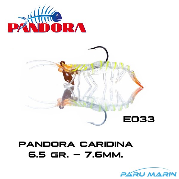 Pandora Caridina 6.5 Gr. - 76 mm Silikon Karides E033