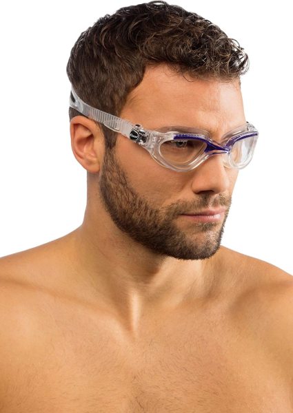 Cressi Flash Clear / Blue Yüzücü Gözlüğü
