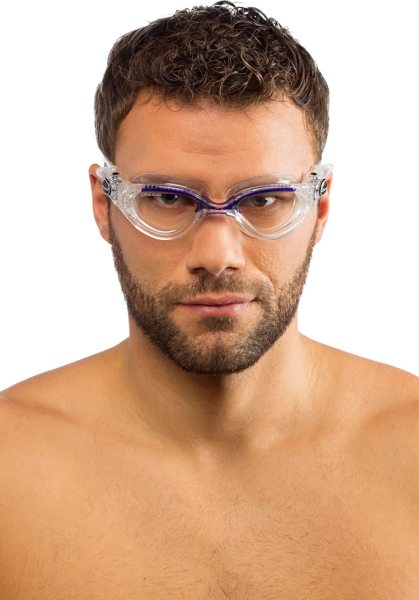 Cressi Flash Clear / Blue Yüzücü Gözlüğü