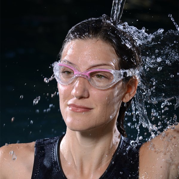 Cressi Flash Clear / Blue Yüzücü Gözlüğü