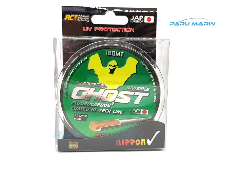 Nippon Ghost 0.24mm 9.5kg 180m. Florokarbon Misina