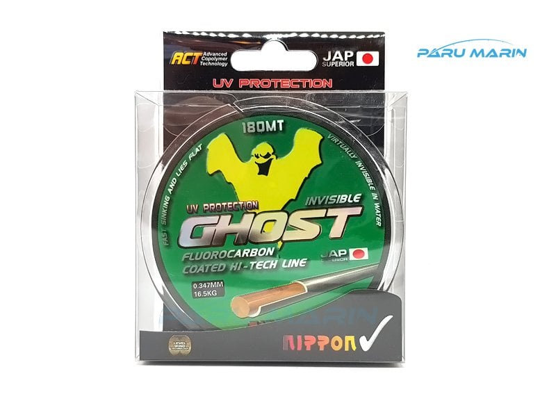 Nippon Ghost 0.34mm 16.5kg 180m. Florokarbon Misina