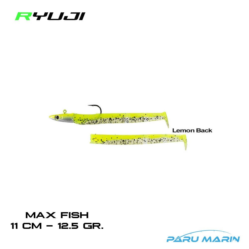 Ryuji Max Fish 11cm 12.5gr. Silikon Yem Lemon Back