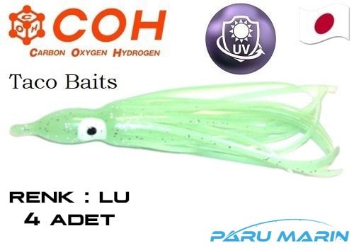 COH Salty Tako Baits Silikon Ahtapot 9cm. 4lü -LU