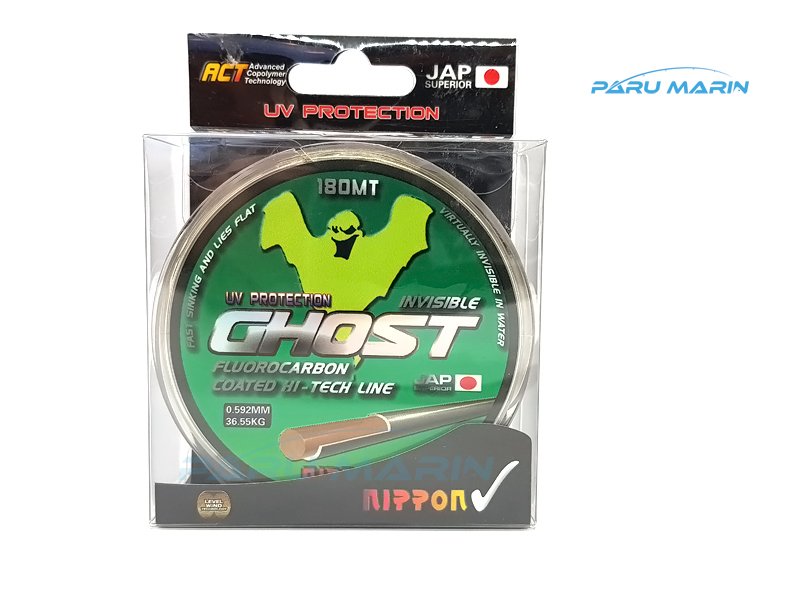 Nippon Ghost 0.59mm 36.5kg 180m. Florokarbon Misina