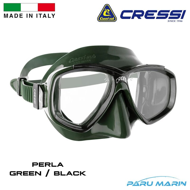 Cressi Perla Green/Black Dalış ve Yüzme Maskesi