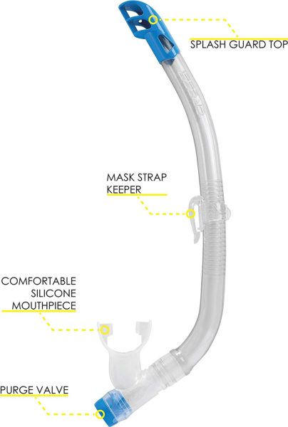 Cressi Junior 7-15 Yaş Ondina Maske Şnorkel Seti Mavi