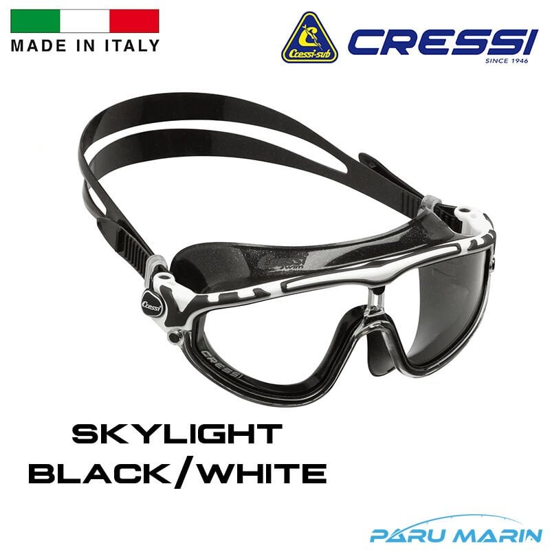 Cressi Skylight Black / White Yüzücü Gözlüğü