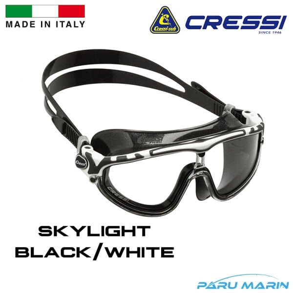 Cressi Skylight Black / White Yüzücü Gözlüğü