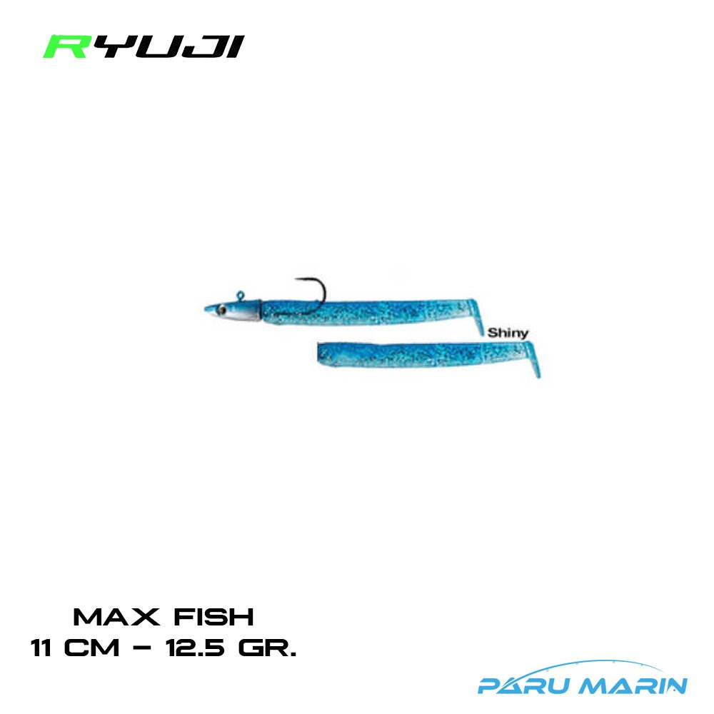 Ryuji Max Fish 11cm 12.5gr. Silikon Yem Shiny