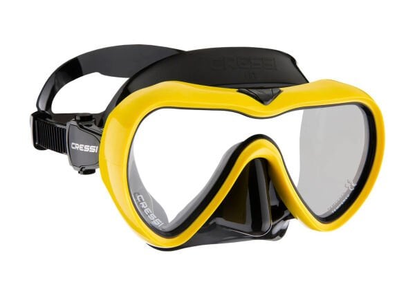 Cressi A1  Black / Lime Dalış ve Yüzme Maskesi