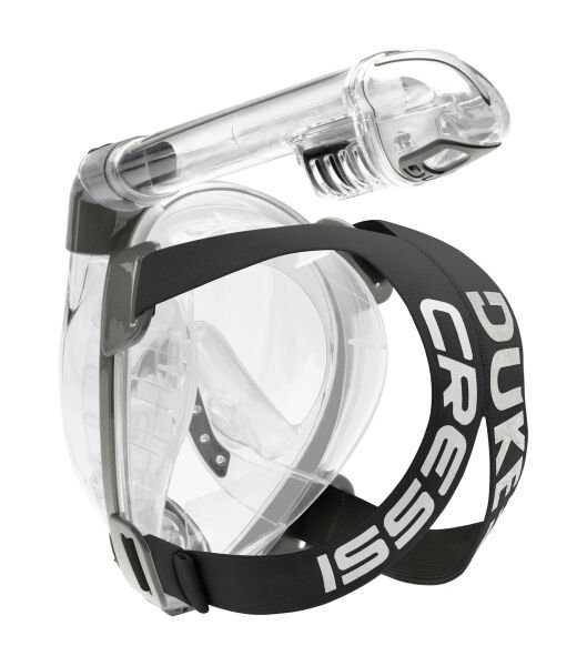 Cressi Duke Tam Yüz Maske M/L Clear Silver