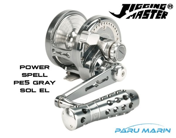 Jigging Master Power Spell Pe5 Gray (Sol El) Jig Çıkrık Olta Makinesi