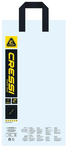 Cressi Agua Yüzme ve Dalış Paleti Black
