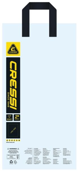Cressi Agua Yüzme ve Dalış Paleti Black